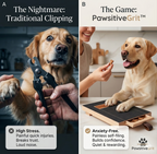 PawsitiveGrit™ Stress-Free Dog Nail Scratch Board